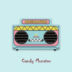뮤직캔버스 스피커  Candy Monster